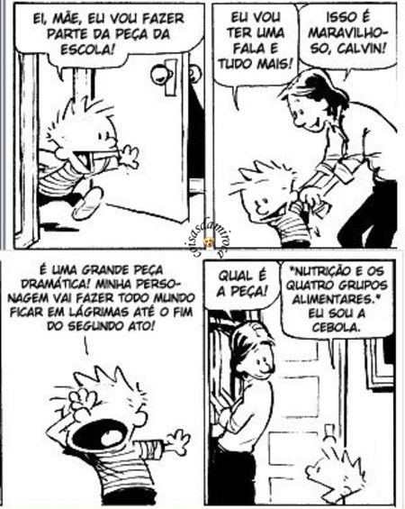 TIRINHA: Fazendo teatro...(1)