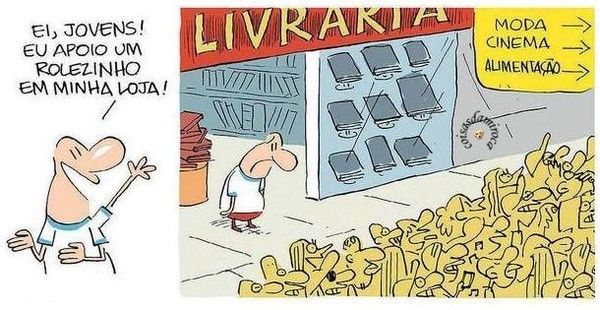 TIRINHA:Rolezinho na livraria...(57)