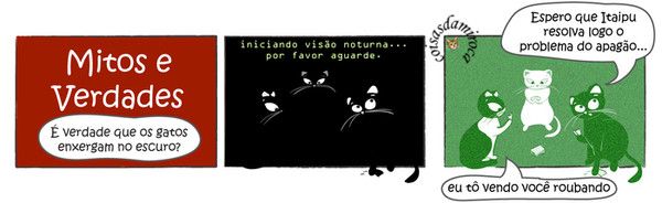 TIRINHA:Gato enxerga no escuro?...(3)