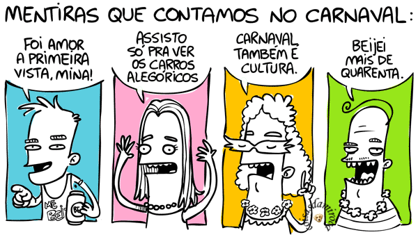 TIRINHA: Mentiras no Carnaval...(4)