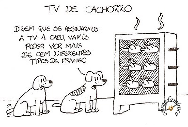 TIRINHA ANIMAL:TV de CACHORRO...(5)