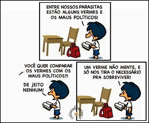 TIRINHAS: Vermes X Maus Políticos...(47)