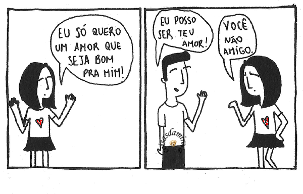 TIRINHA: O amor pode estar ao seu lado...(5)