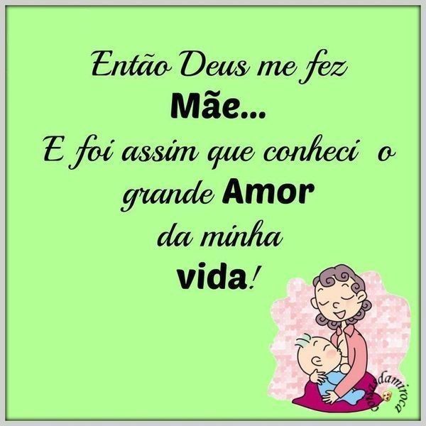 TIRA: Mãe, o grande amor da minha vida...(8)