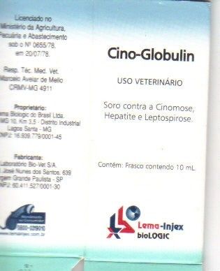 CINO GLOBULIN - Para o tratamento da CINOMOSE